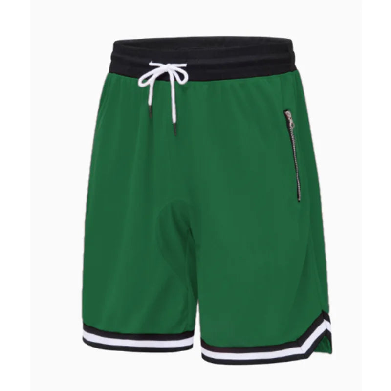 Men Gym Running Fitness Shorts Breathable Soccer Basketball Shorts Exercise Training Sports Short Pants Loose Sportswear