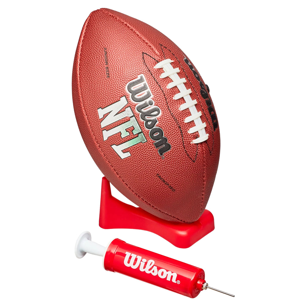 WTF1414PT NFL MVP Junior Football W/ Pump & Tee