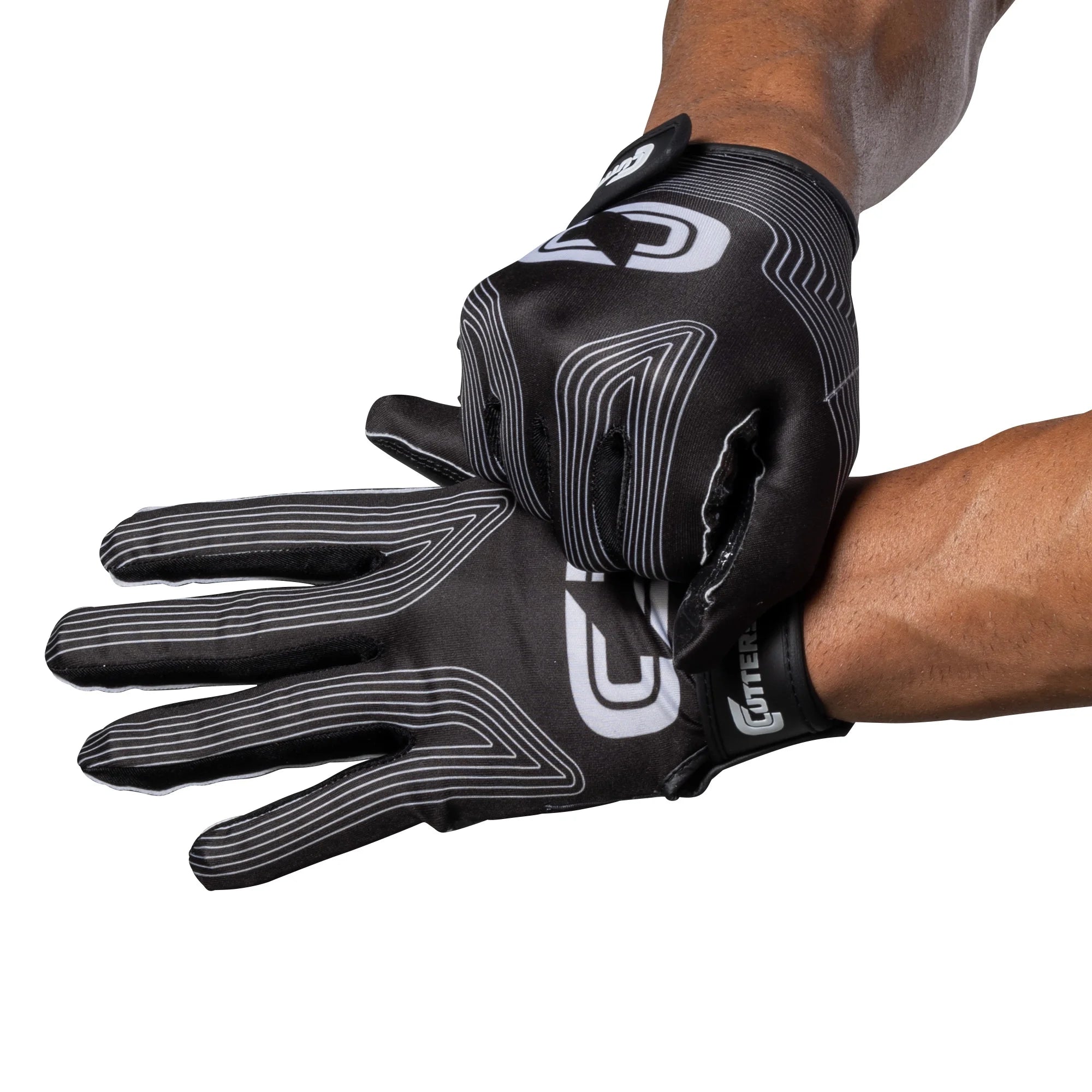 | Epic Football Receiver Gloves with Silicone Grip | Adult | Large/Extra Large | Black
