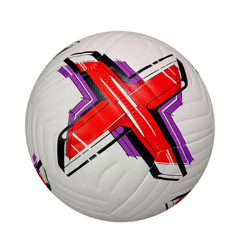 Soccer Ball Size 5 Training Ball Lightweight Soccer Training Equipment Ball Official Match Ball Football for Game Competition School , Red