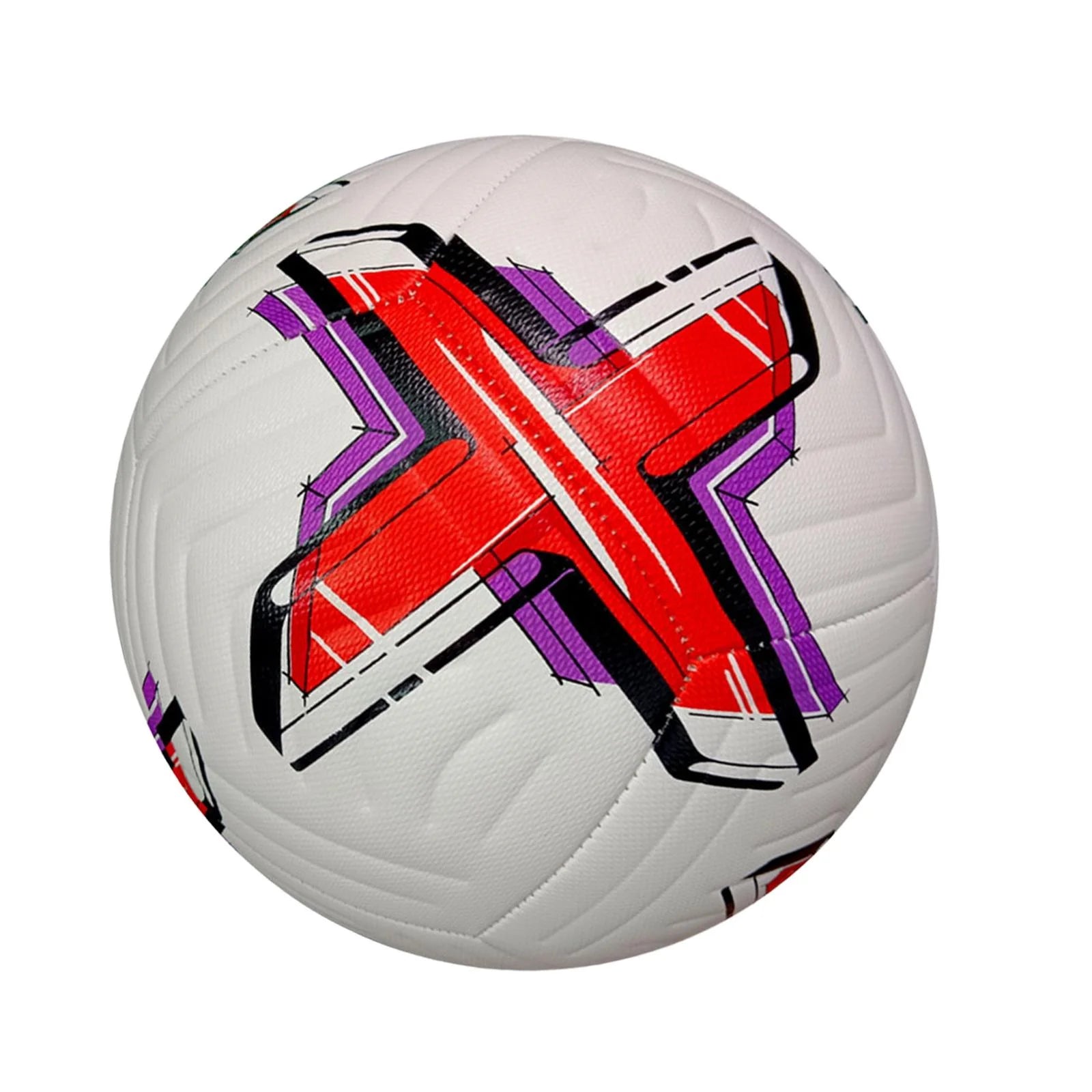 Soccer Ball Size 5 Training Ball Lightweight Soccer Training Equipment Ball Official Match Ball Football for Game Competition School , Red