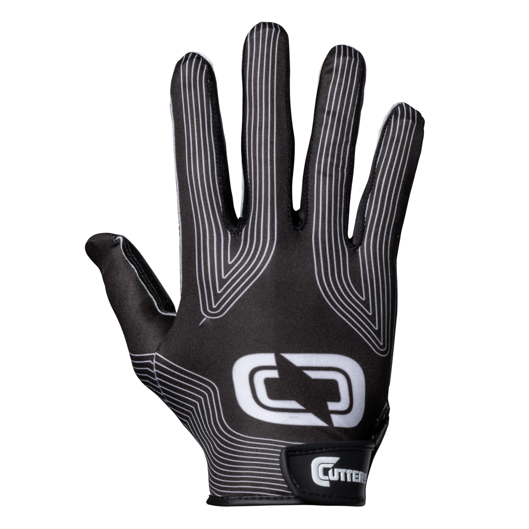 | Epic Football Receiver Gloves with Silicone Grip | Adult | Large/Extra Large | Black